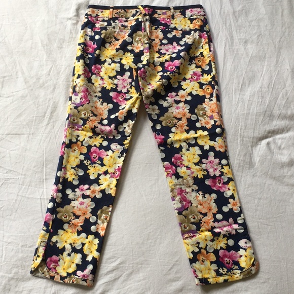 Anthropologie Cartonnier Floral Crop Trous… - Picture 2 of 9